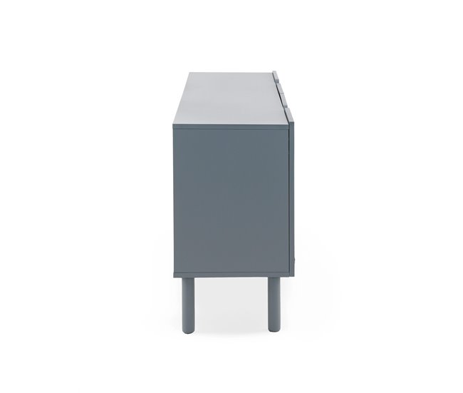 Aparador com cantos arredondados nos cantos das portas 180 Azul