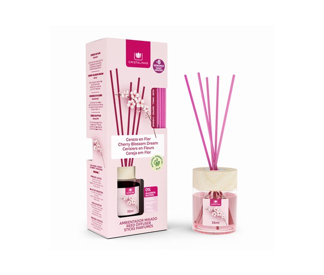 Ambientador para a casa mikado AZAHAR y MANDARIN 35 ml Rosa