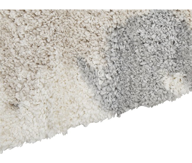 Beliani Shaggy (pelos longos) GORIS 80x150 Branco