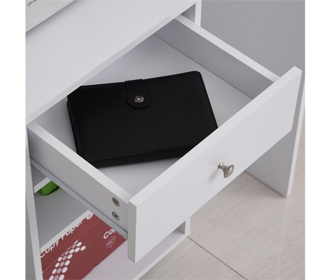 Armário para Impressora Melamina Vinsetto Branco