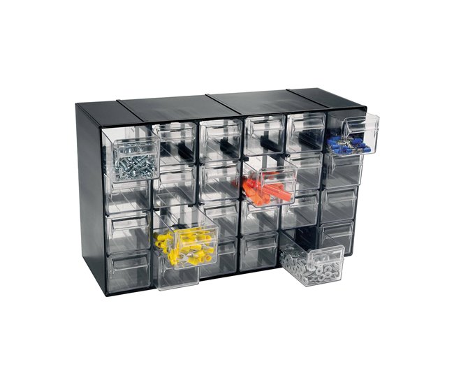 Armário multiusos em PVC 2 portas Preto