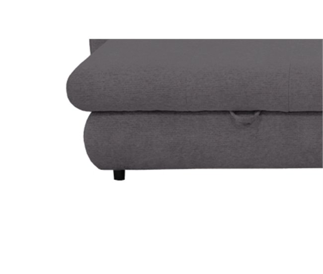 Chaise longue com cama FOCUS Cinza Escuro