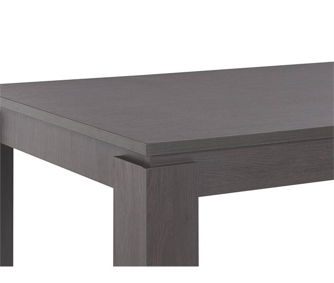 Beliani Mesa de refeições para 6 pessoas VITON 90x180 Castanho
