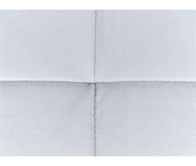 Beliani Sofá modular Terciopelo ABERDEEN Cinza Claro