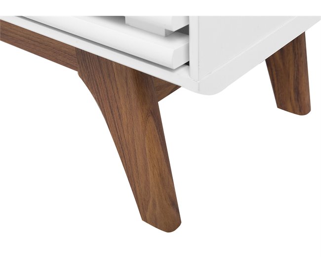 Beliani Mesa de TV TOLEDO 117 Branco