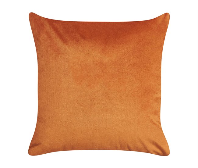 Beliani Almofada decorativa AEONIUM 45x45 Laranja