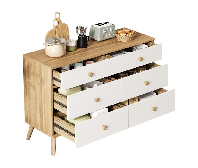 Aparadores Natural/ Branco