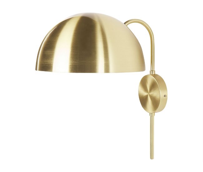 Beliani Candeeiro de parede WAMPU Dourado