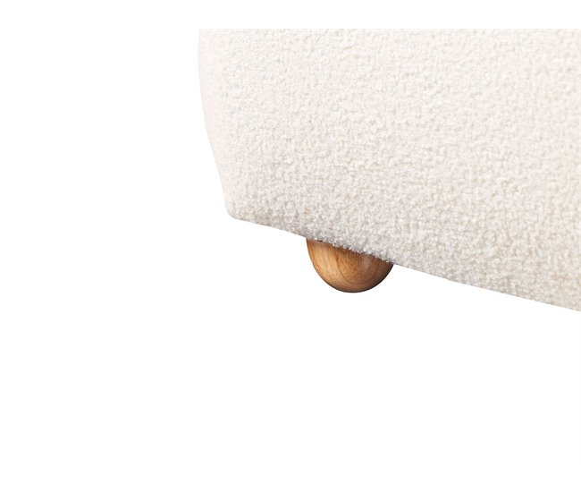 Beliani Cama baú Bouclé BLAGNAC 200x228 Bege