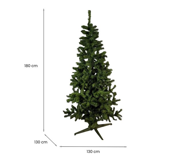 Árvore de Natal de efeitos reais Verde/ Cinza