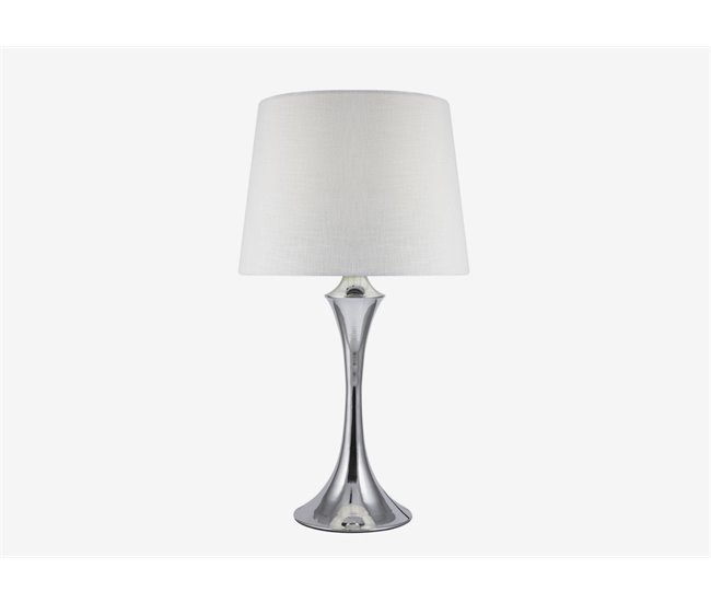 Candeeiro de mesa FLAVIO cromo 60W Cromada