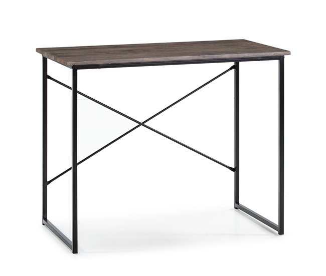  Mesa de escritório Cáceres 90x50 Preto