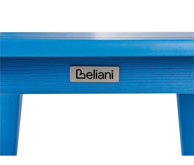 Beliani Mesa de bar ADIRONDACK 59x59 Azul