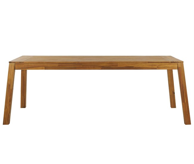 Beliani Conjunto de comedor LIVORNO Castanho