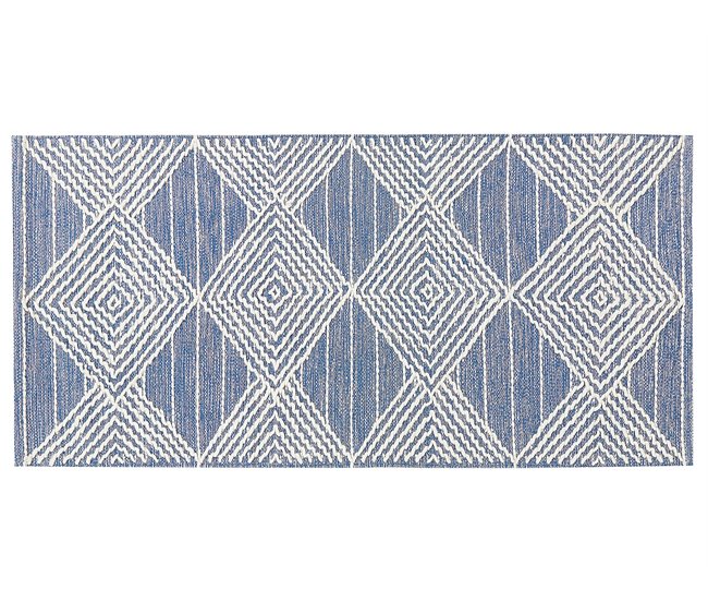 Beliani Pelos curtos DATCA 80x150 Azul