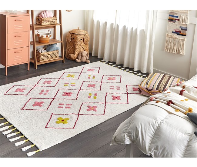 Beliani Pelos curtos CAVUS 160x230 Branco