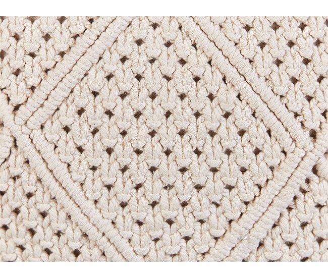 Beliani Almofada decorativa BESHAM 45x45 Bege