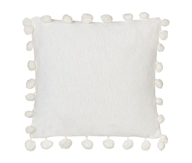Beliani Almofada decorativa JASMINE 45x45 Branco