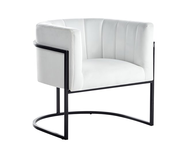 Beliani Poltrona LARVIK II Branco