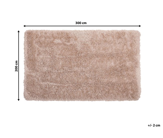 Beliani Shaggy (pelos longos) CIDE 200x300 Azul