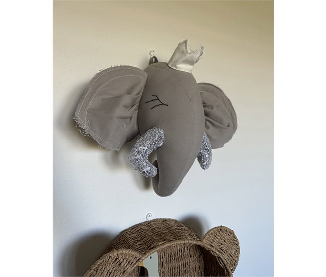 Beliani Decoração de parede TANTOR Branco/ Bege