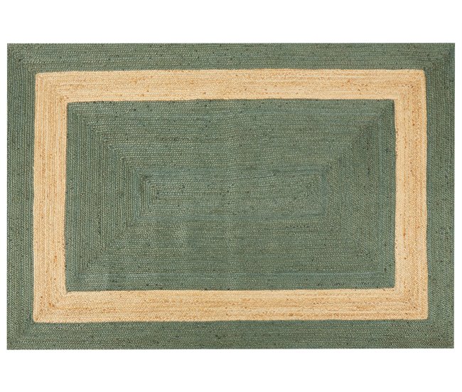 Beliani Entrelaçado KARAKUYU 160x230 Verde