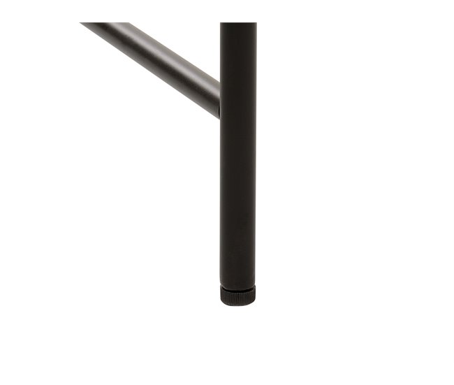 Beliani Secretária CREEK 120x60 Cinza Escuro