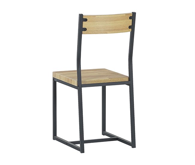 Beliani Conjunto de comedor FLIXTON Castanho