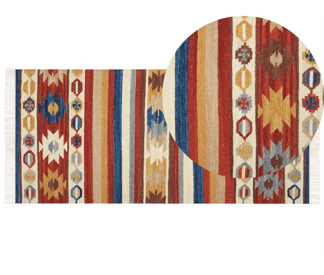 Beliani Kilim JRARAT Multicor