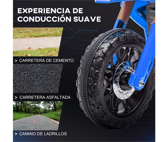 Mota Elétrica para Crianças Plástico e Metal AIYAPLAY Azul