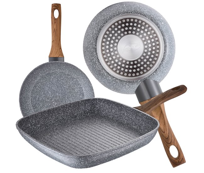 8 peças Bateria de cozinha com jogo de remendo Multicor