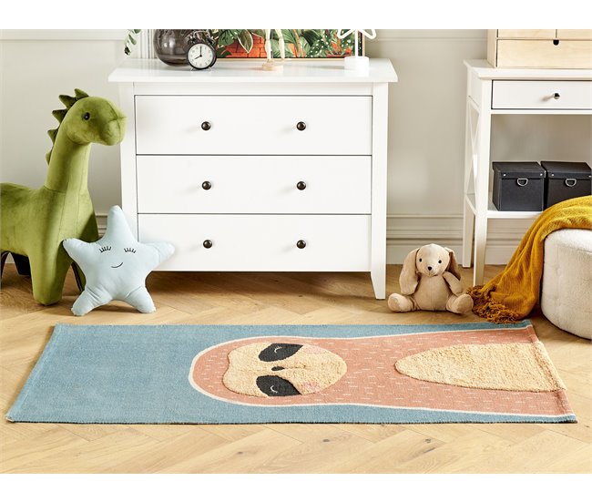 Beliani Tapetes para crianças ISAK Azul