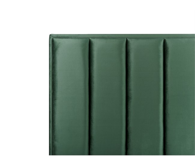 Beliani Cama baú Veludo SEZANNE 150x215 Cinza