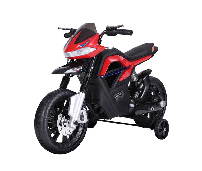 Mota Elétrica para Crianças PP e Metal HOMCOM Vermelho
