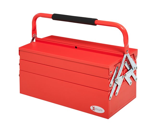 Caixa de ferramentas Aço DURHAND Vermelho