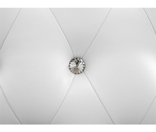 Beliani Cama com estrado Pele sintética METZ 209x215 Branco