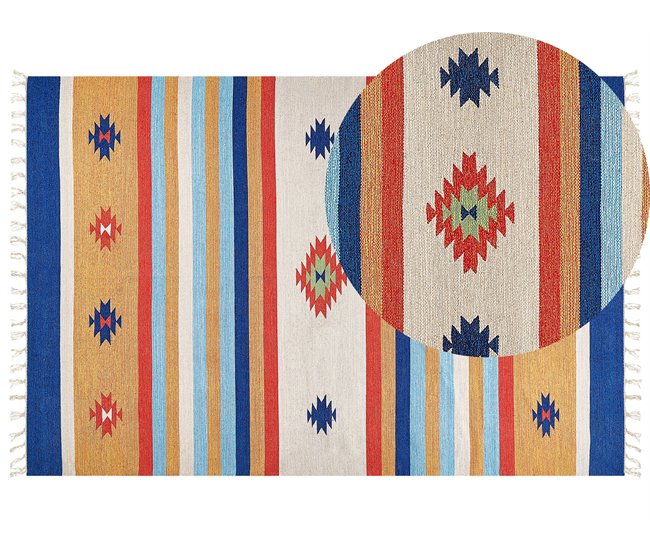 Beliani Kilim TARONIK 200x300 Multicor
