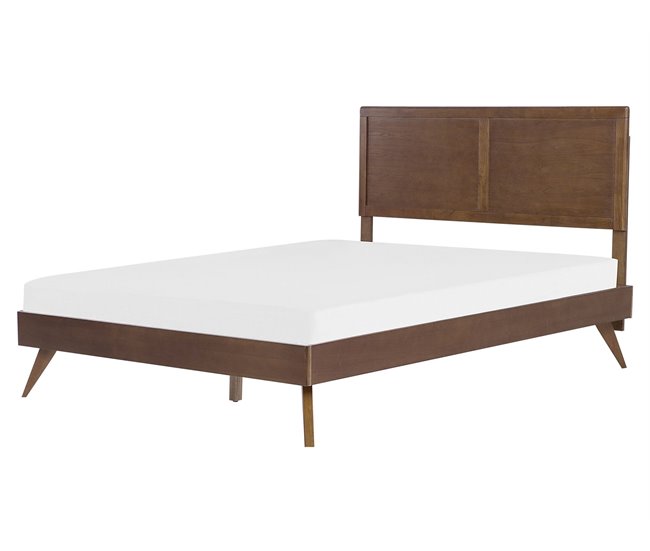 Beliani Cama com estrado MDF ISTRES 169x205 Castanho