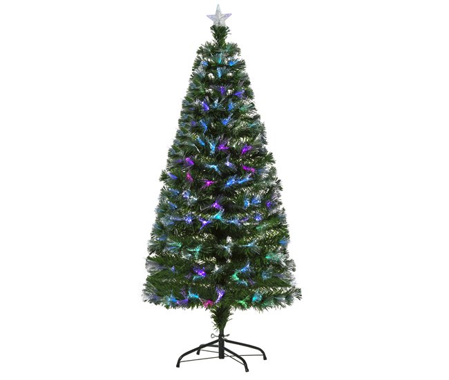 Árvore de Natal Artificial Metal e PVC HOMCOM, casa - natal Verde