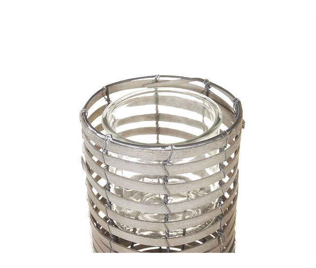 Beliani Candelabro ROVARE Castanho