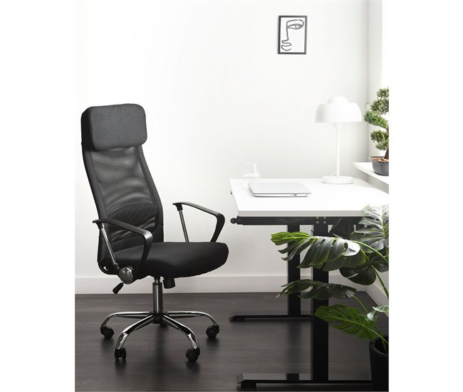 Beliani Cadeira de escritório PIONEER II Preto