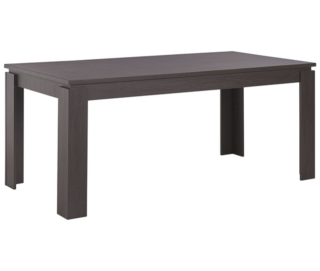 Beliani Mesa de refeições para 6 pessoas VITON 90x180 Castanho