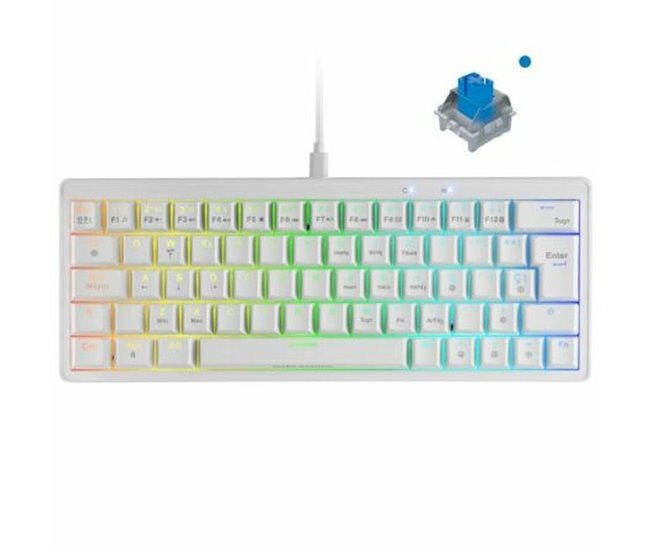Teclado Gaming MKMINIPROWBES Branco