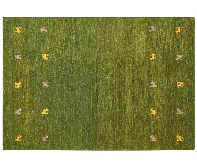 Beliani Pelos curtos YULAFI 160x230 Verde