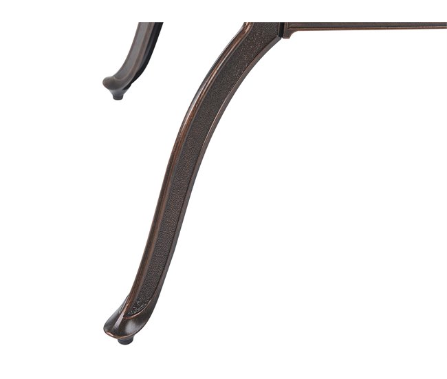 Beliani Conjunto de comedor LIZZANO Castanho