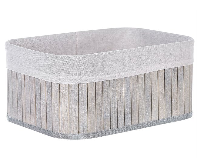 Beliani Cesta TALPE Cinza