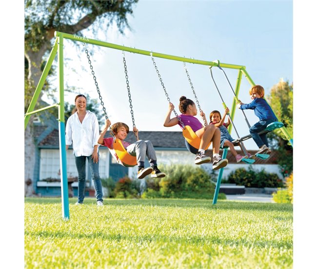 Balanço de jardim duplo com balancim INTEX Verde