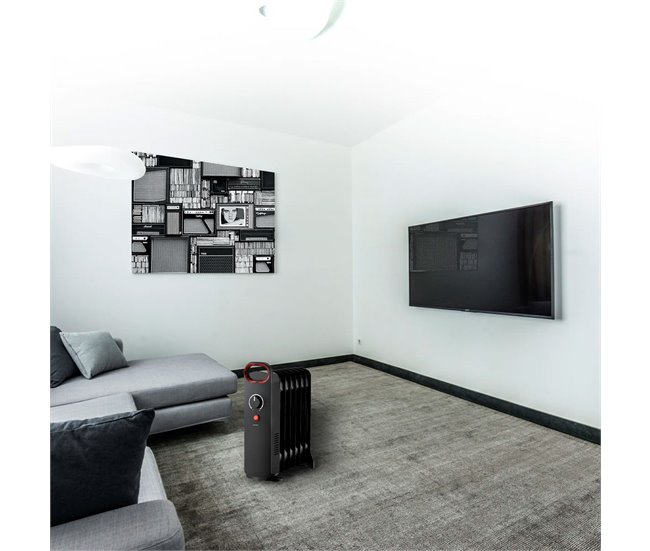 Radiador a óleo Infiniton HORM-N10 3 níveis de potência 900W Preto