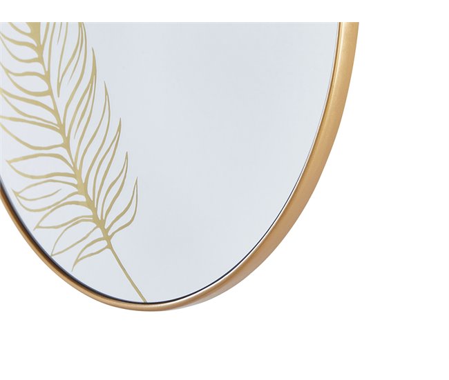 Beliani Espelho SAUVIE Dourado