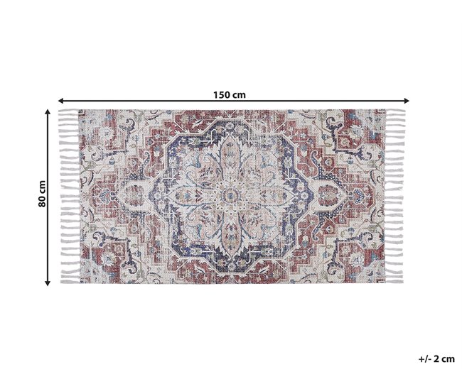 Beliani Pelos curtos KELKIT 80x150 Multicor